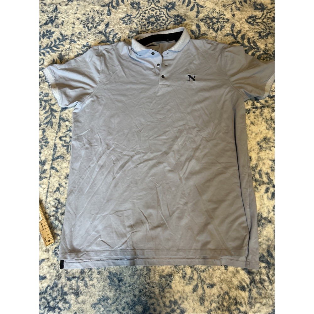 Greyson Golf Casual Polo Shirt Mens Short Sleeve Size XXL Blue